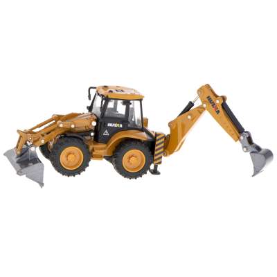 Koparka ładowarka spychacz z łyżką model z metalu Die-Cast H-toys 1:50