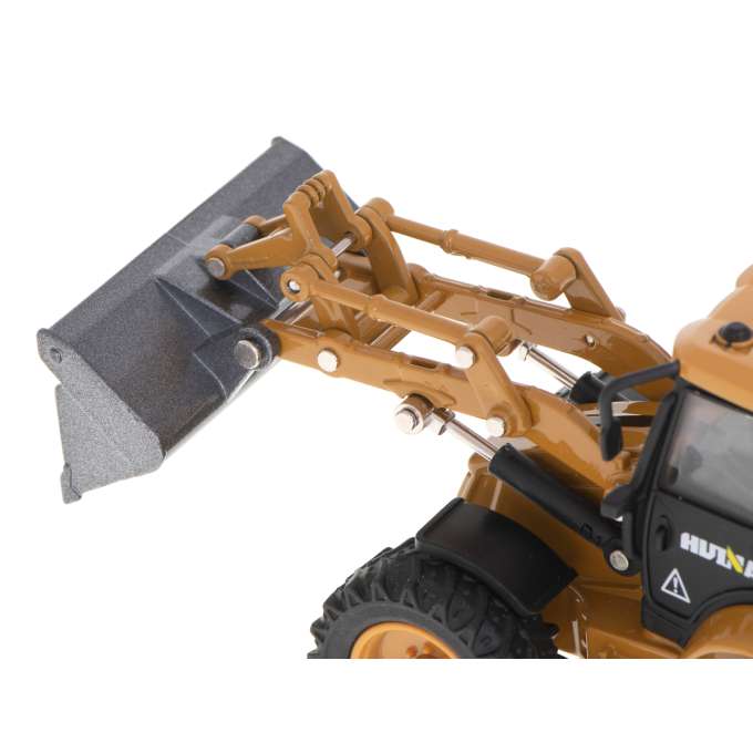 Koparka ładowarka spychacz z łyżką model z metalu Die-Cast H-toys 1:50