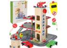 LULILO wooden car park BENINO double-decker urban garage 1