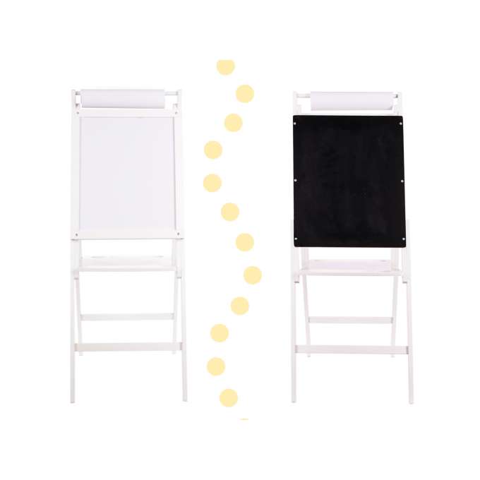 Magnetic chalkboard + magnets white XXL