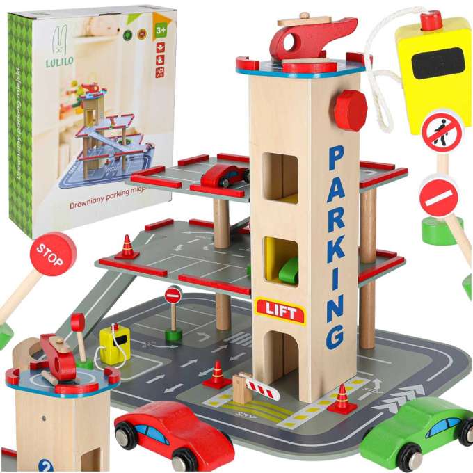 Parking drewniany garaż LULILO BENINO piętrowy