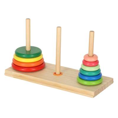 Piramida drewniana z podstawą wieża sorter 