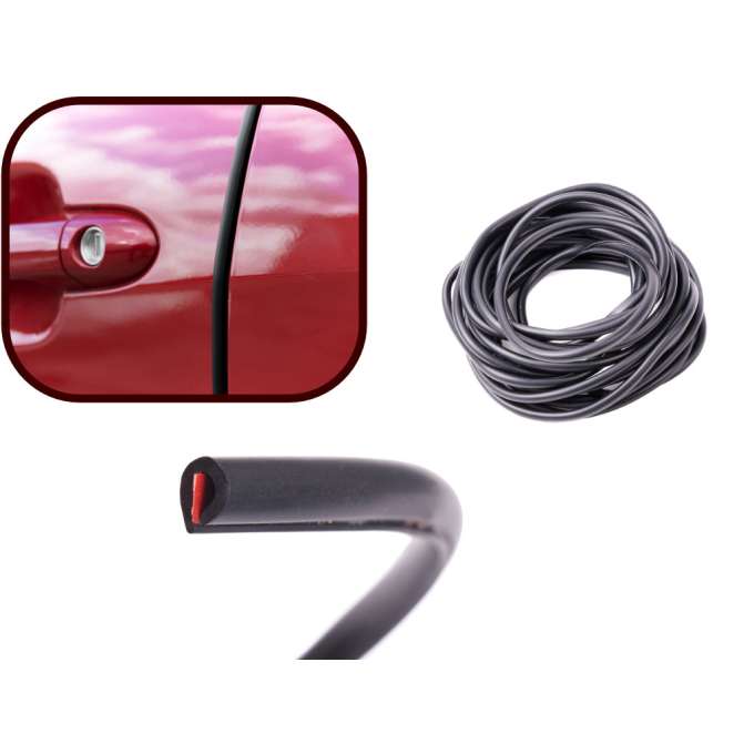 Profile cover bumper car door edge rant 5m black