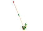 Pusher on a stick wooden walking frog 3