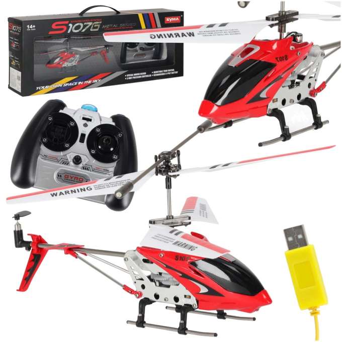 SYMA S107G RC helicopter red