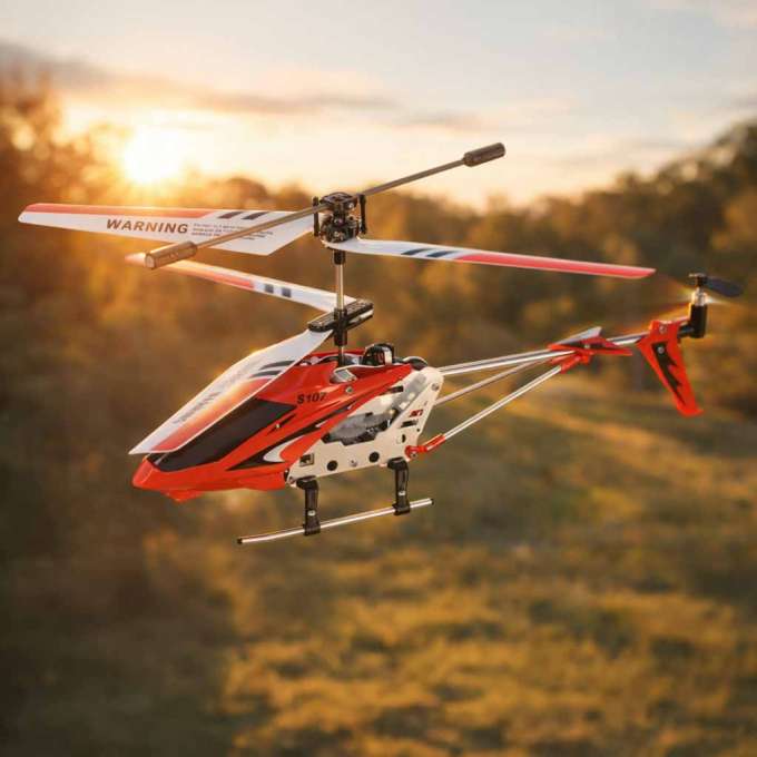 SYMA S107G RC helicopter red