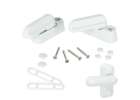 Security window lock white 2pcs 1