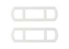 Security window lock white 2pcs 4
