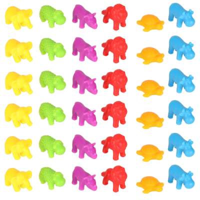 Animals safari educational learning to count montessori 36el.