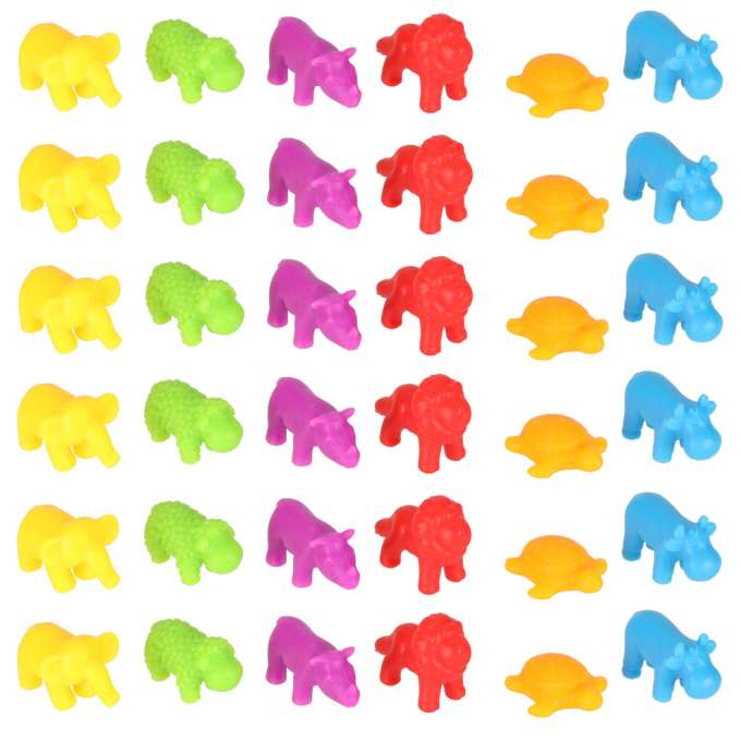Animals safari educational learning to count montessori 36el.