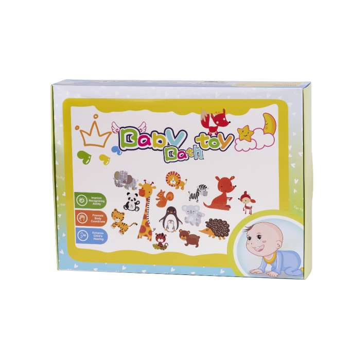 Bath toy foam animals