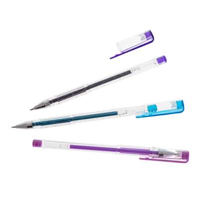 Color glitter gel pens set of 25pcs.