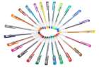 Color glitter gel pens set of 25pcs. 6