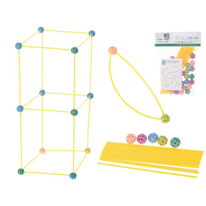 Construction blocks tube base tent house 75el.
