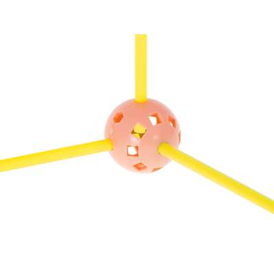 Construction blocks tube base tent house 75el.