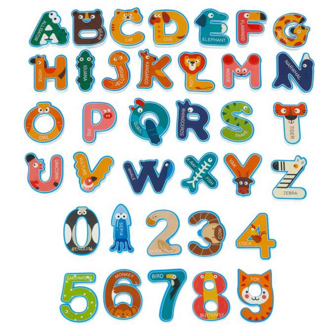 Foam letters numbers bath toy
