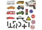 Foam tub bath toy street cars 1