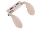 Head and neck adjustable car headrest beige 9
