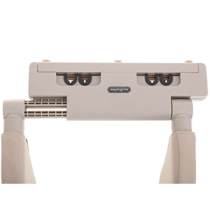 Head and neck adjustable car headrest beige