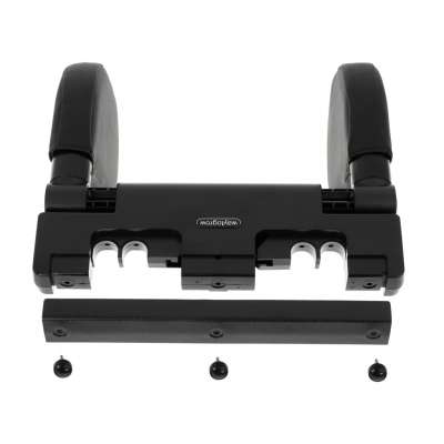 Head and neck adjustable car headrest black