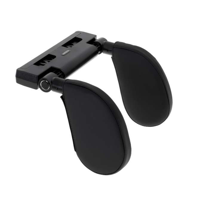 Head and neck adjustable car headrest black