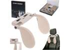Head and neck adjustable headrest beige 1