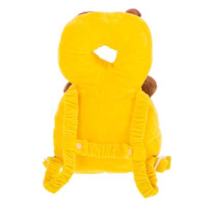Head protection cushion for learning to walk backpack fall safety bee