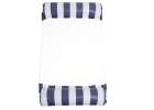 Inflatable mattress swimming chair 120x70cm navy blue 3