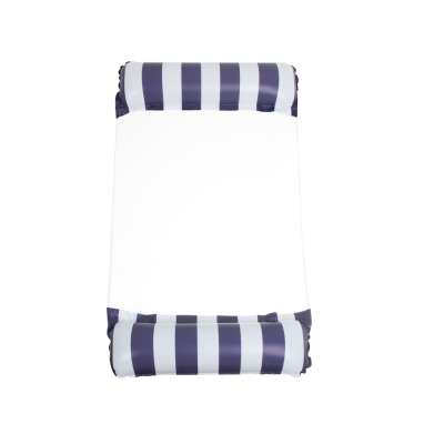 Inflatable mattress swimming chair 120x70cm navy blue