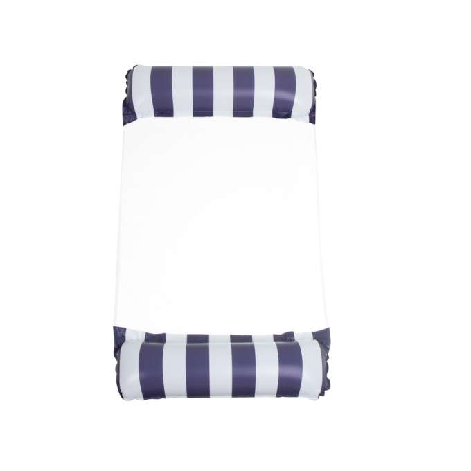 Inflatable mattress swimming chair 120x70cm navy blue