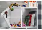 LULILO Shelf bookcase toy house 2-in-1 CALLA 116cm XXL 12