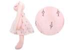 Pink rabbit plush mascot 2