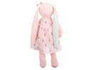 Pink rabbit plush mascot 3