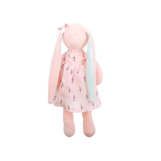 Pink rabbit plush mascot