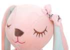 Pink rabbit plush mascot 4