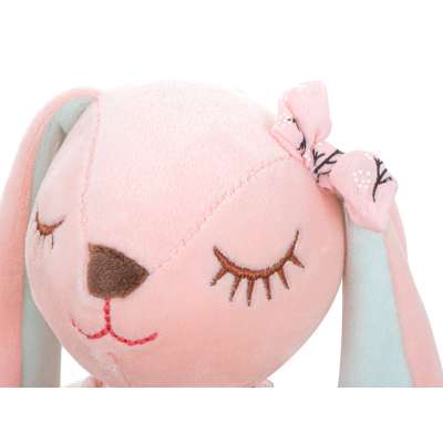 Pink rabbit plush mascot