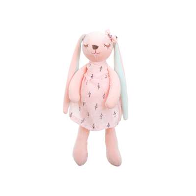 Pink rabbit plush mascot