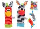 Rattle toy foot socks 2pcs. 1