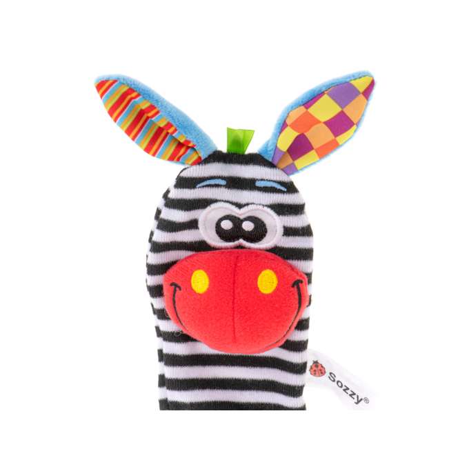 Rattle toy foot socks 2pcs.