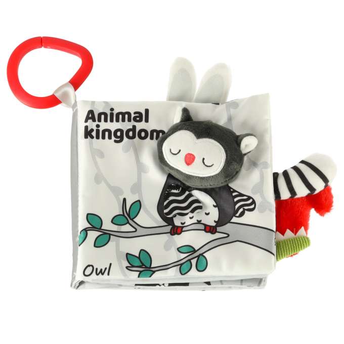 Sensory book soft animal tails owl