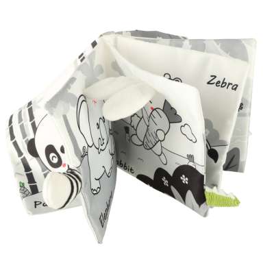 Sensory book soft animal tails owl
