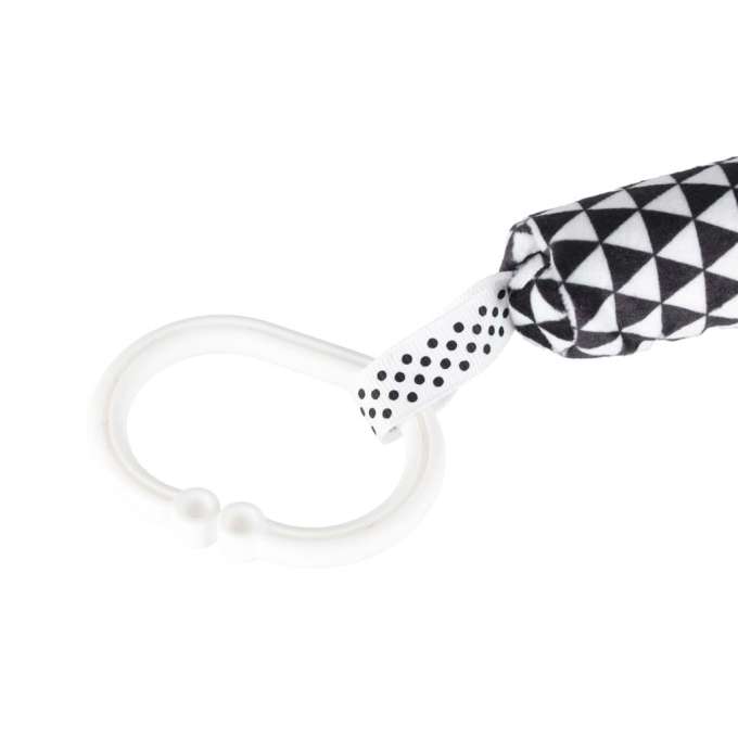 Sensory pendant rattle contrast owl