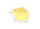 Silicone brush for washing dogs cats yellow 9