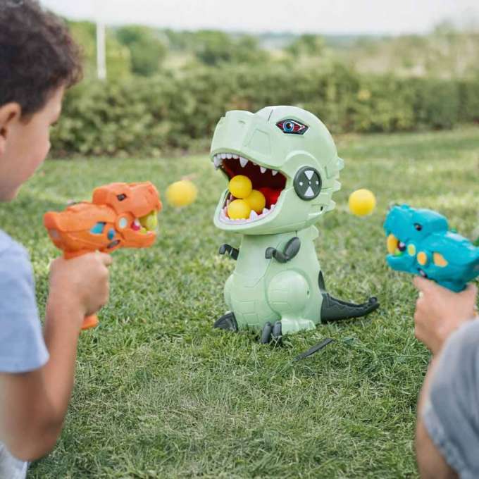 Target shooting 2 guns + 20 balls dinosaur