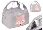 Thermal insulation bag breakfast lunch fox pink 2
