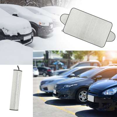 Anti-frost windscreen cover mat