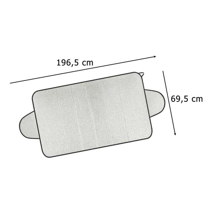 Anti-frost windscreen cover mat