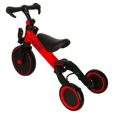 Balance bike tricycle Trike Fix Mini 3in1 with pedals red