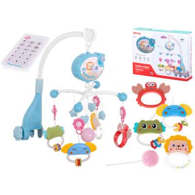 Carousel star design lullabies blue + remote control
