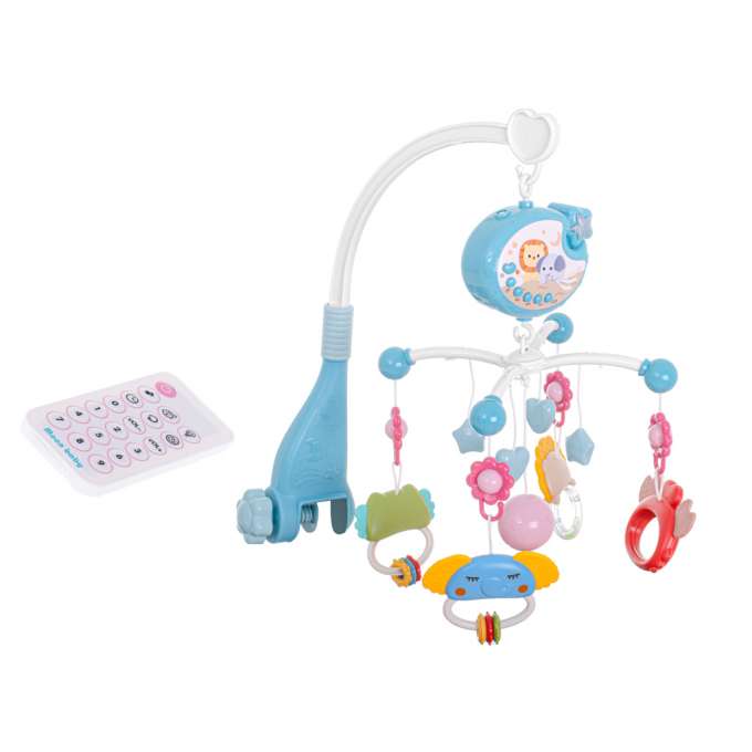 Carousel star design lullabies blue + remote control
